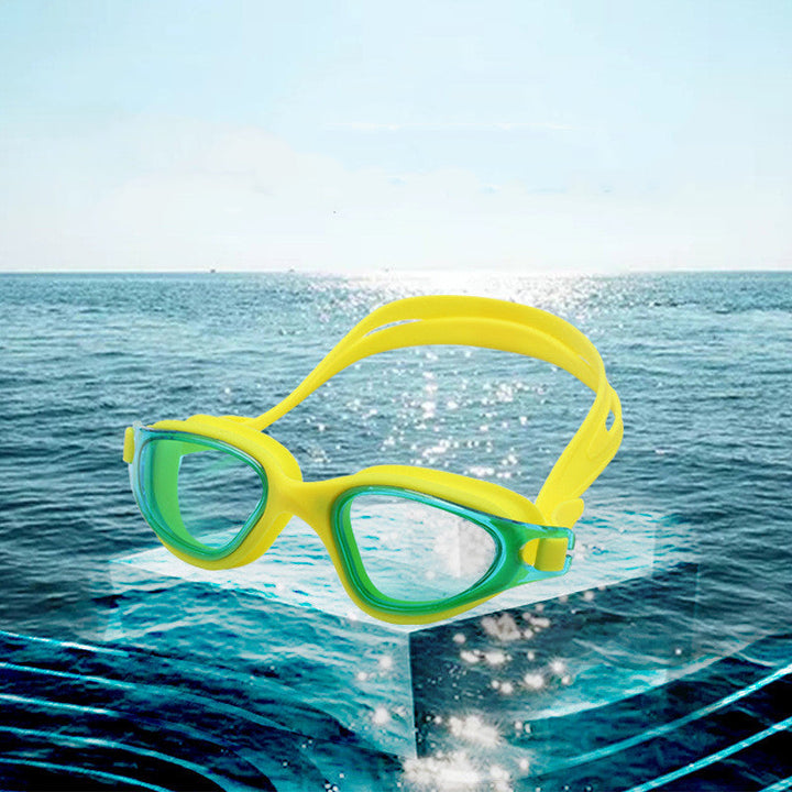 Experience Ultimate Clarity with Waterproof and Anti-fog Swimming Goggles