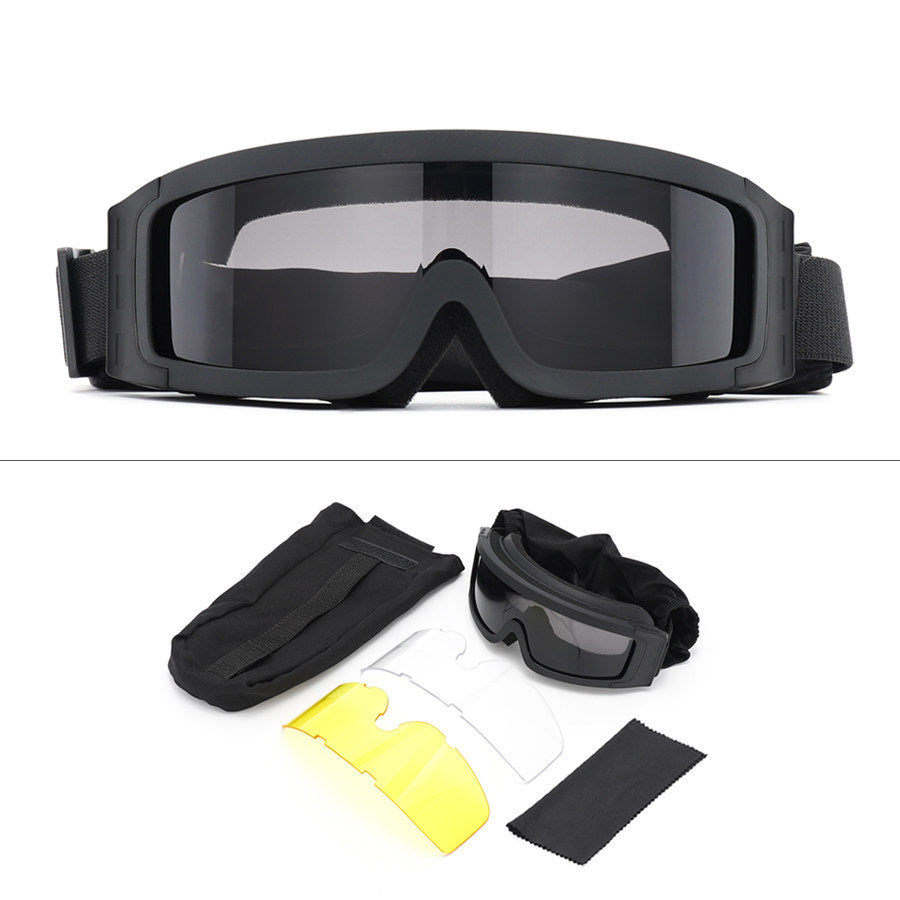 Anti-Fog Tactical Impact-Resistant Shooting Glasses Myopia Compatible