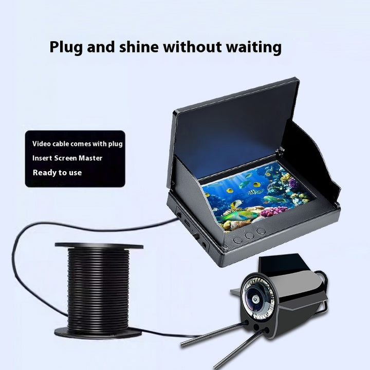 HD Underwater Fish Finder Camera With Temperature Sensor