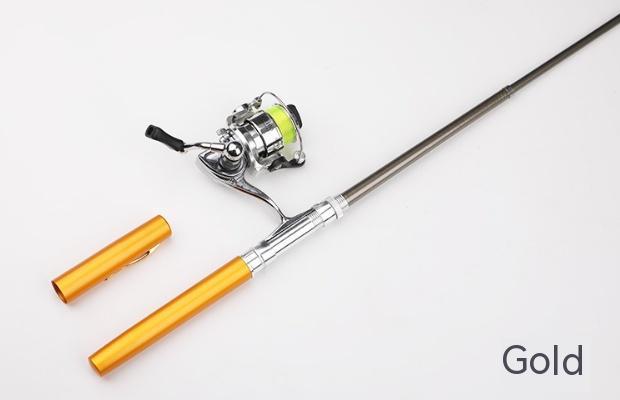 Pen Fishing Rod With Mini Spinning Reel