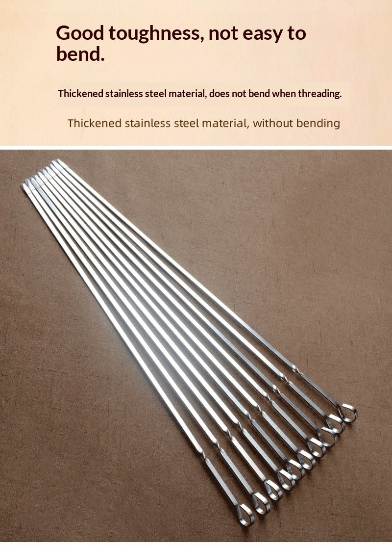 Stainless Steel Barbecue Skewers BBQ Tools