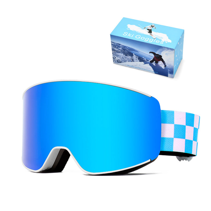 Spherical Double Layer Anti Fog Ski Goggles