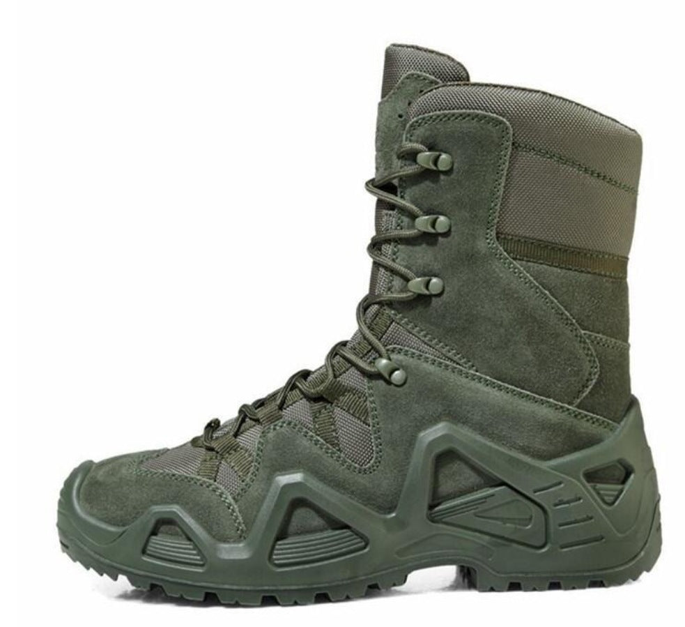 Mid Top Military Tactical Hiking Shoes Outdoor Combat Boots