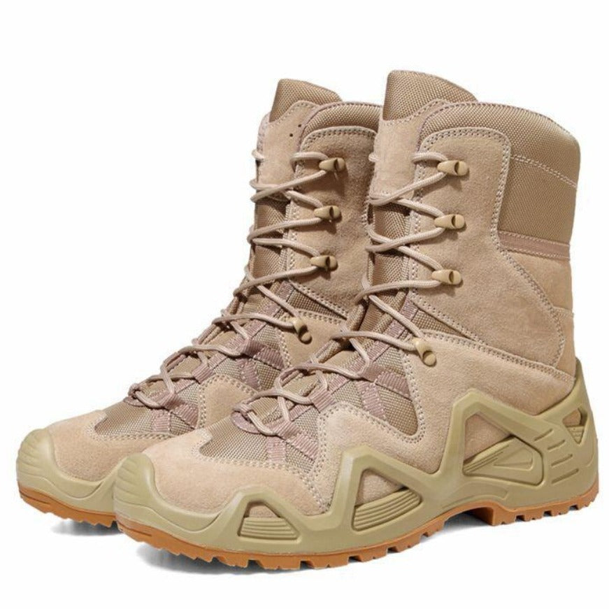 Mid Top Military Tactical Hiking Shoes Outdoor Combat Boots