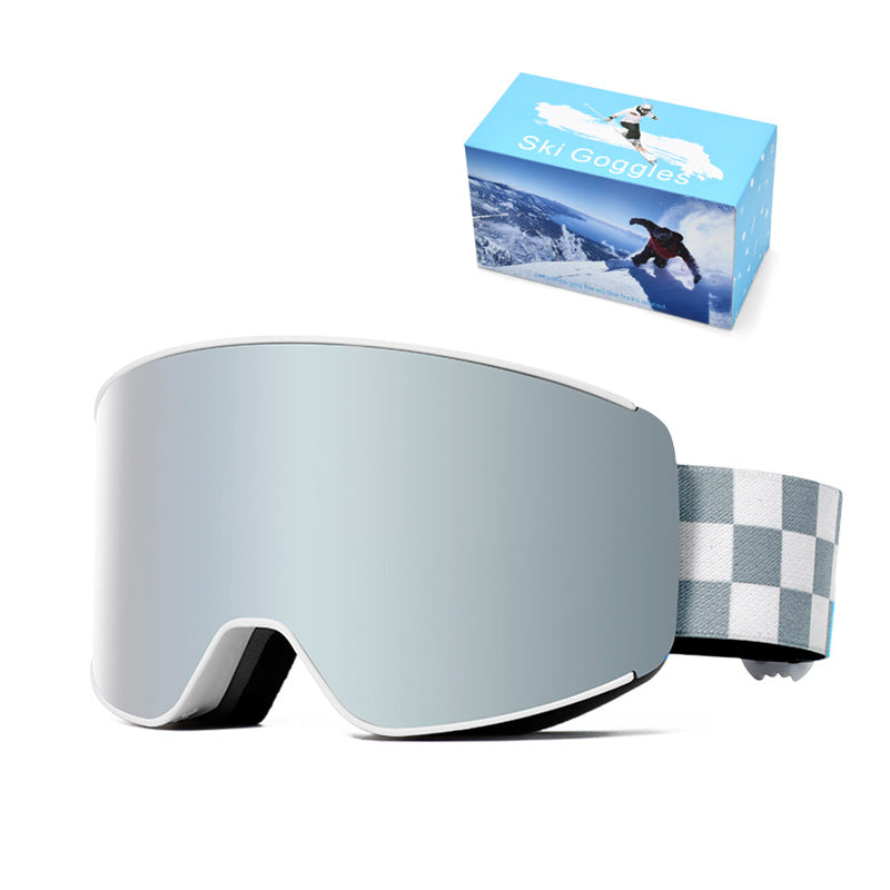 Spherical Double Layer Anti Fog Ski Goggles