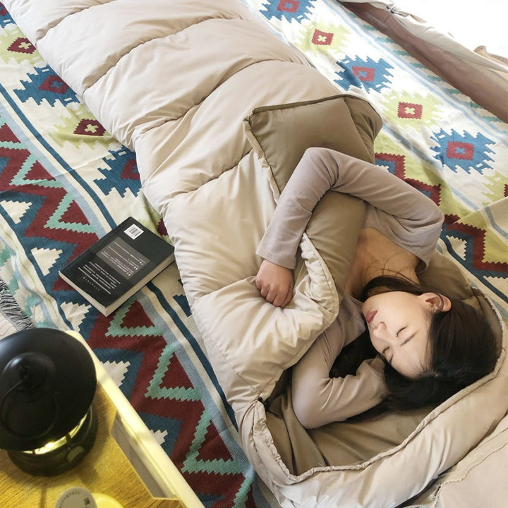 Thick Waterproof Cotton Sleeping Bag For Four-Season Camping