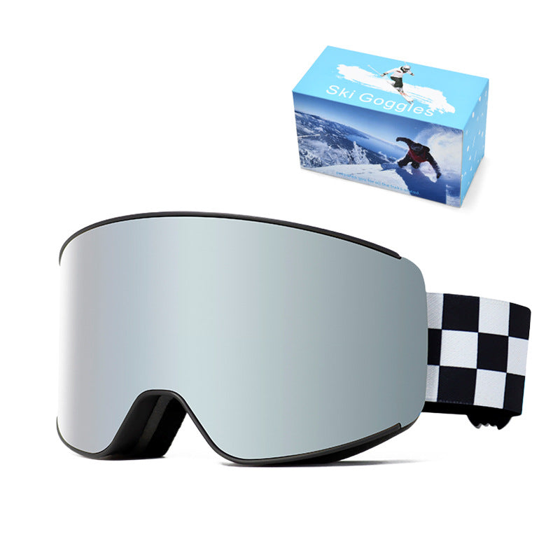Spherical Double Layer Anti Fog Ski Goggles
