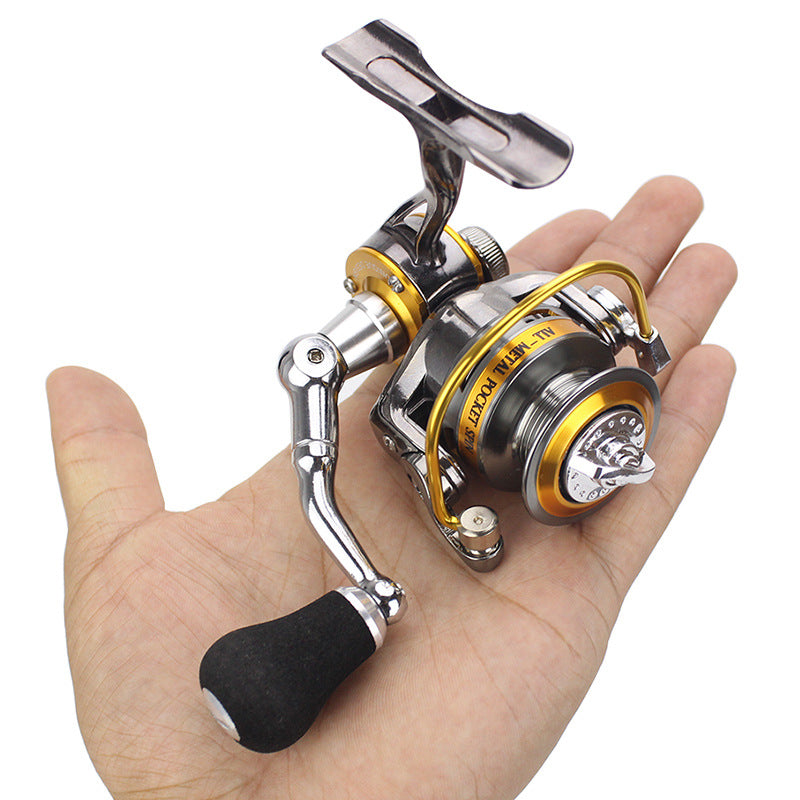 Mini Zinc Alloy Spinning Fishing Reel