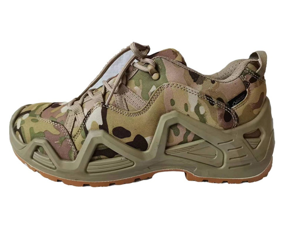 Mid Top Military Tactical Hiking Shoes Outdoor Combat Boots