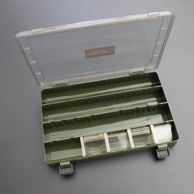 Double-Sided Fishing Lure Tackle Box