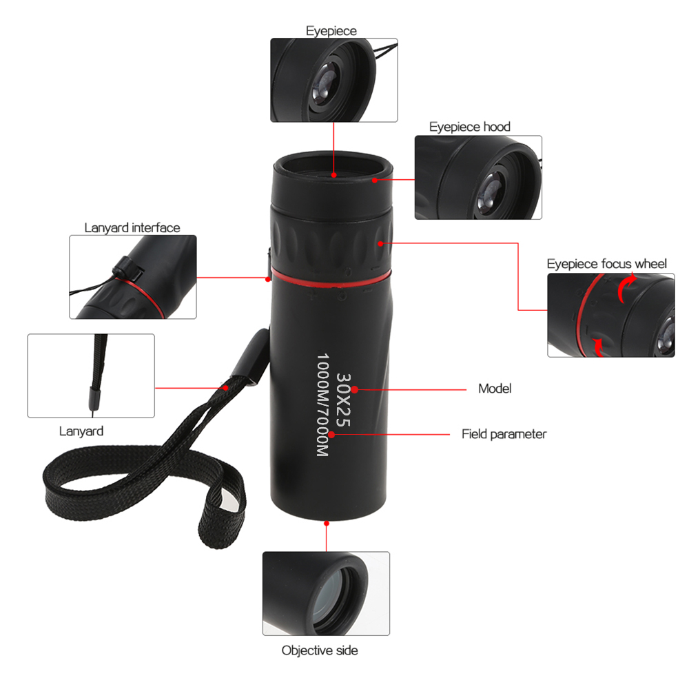 Mini Monocular Telescope High Power Portable