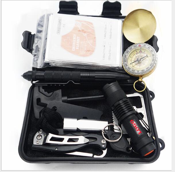 Multifunctional Wilderness Survival First Aid Kit