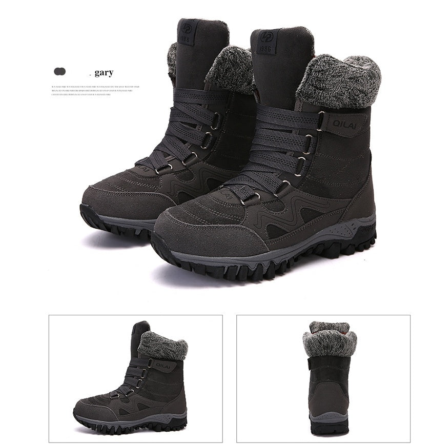Women’s Winter Outdoor Snow Boots Warm Velvet Lined Hiking Shoes