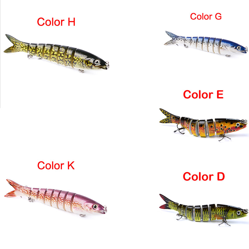 Multi Jointed Pike Fishing Hard Bait Lure
