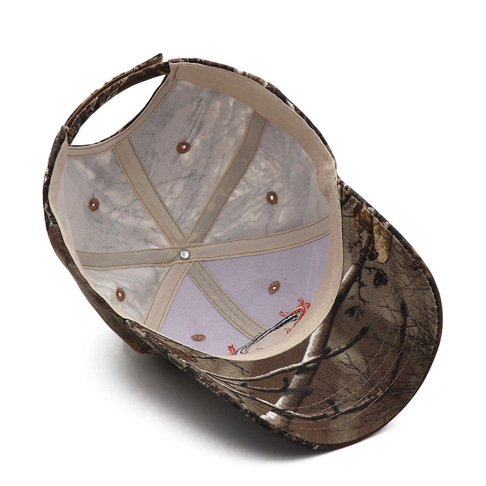 Men's Elk Embroidery Camouflage Baseball Cap