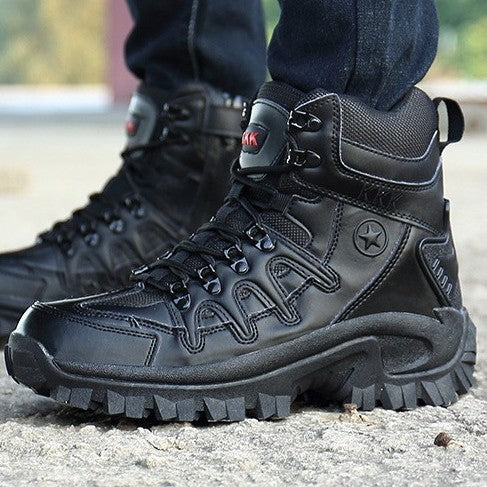 Military High Top Combat Boots Durable Outdoor Tactical Shoes