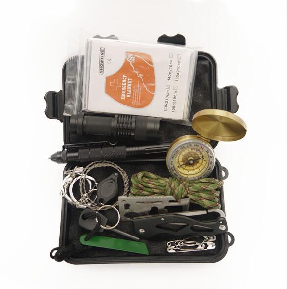 Multifunctional Wilderness Survival First Aid Kit
