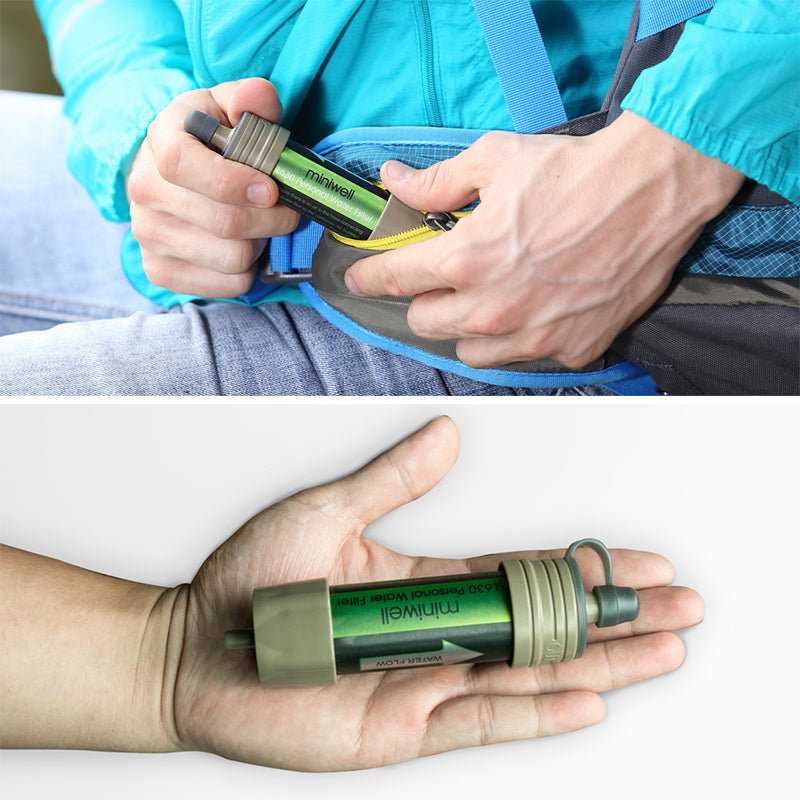 Portable Outdoor Water Purification Straw Filter Bag