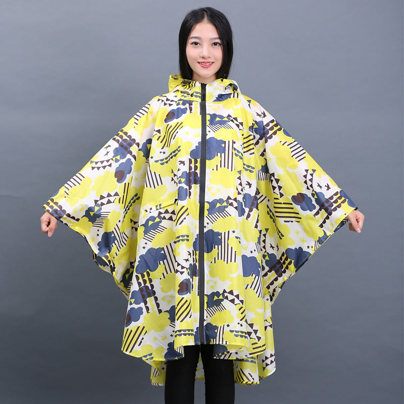 Unisex Waterproof Cape Raincoat Poncho