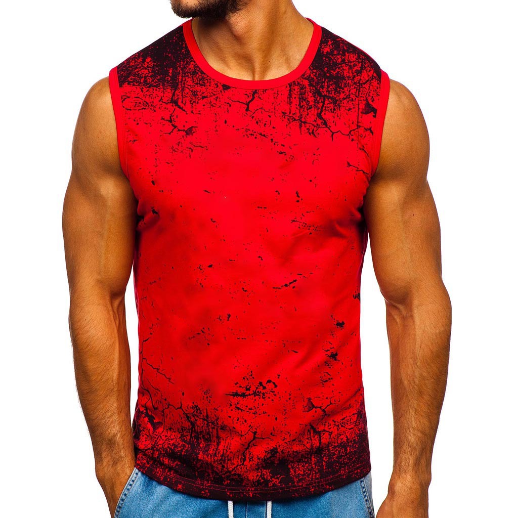 Outdoor Camouflage Running Sleeveless Casual T-Shirt For Men