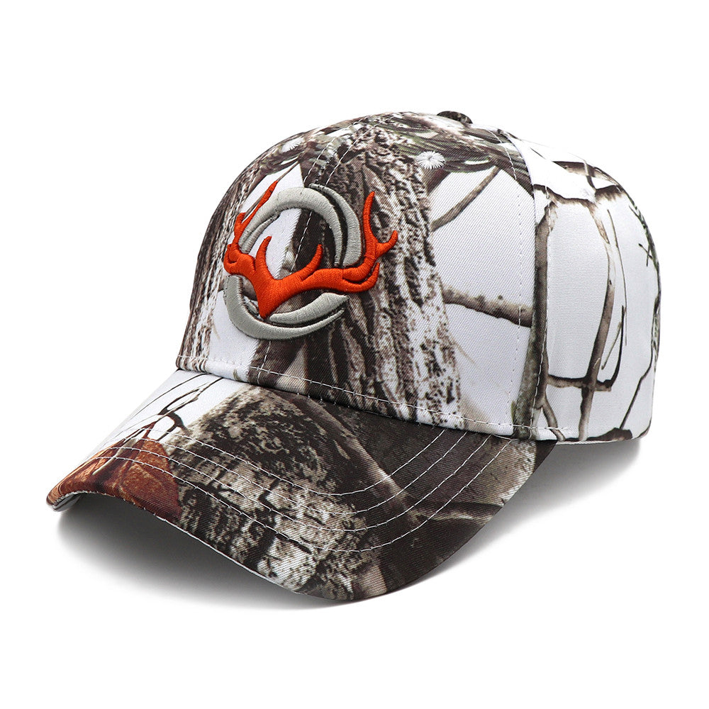 Men's Elk Embroidery Camouflage Baseball Cap