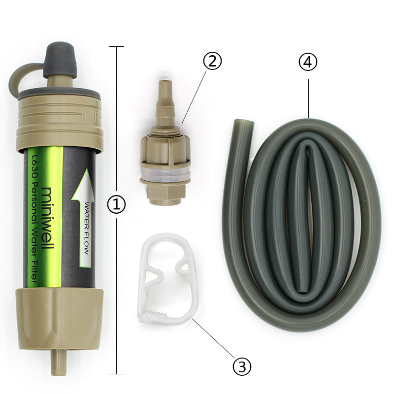 Portable Outdoor Water Purification Straw Filter Bag