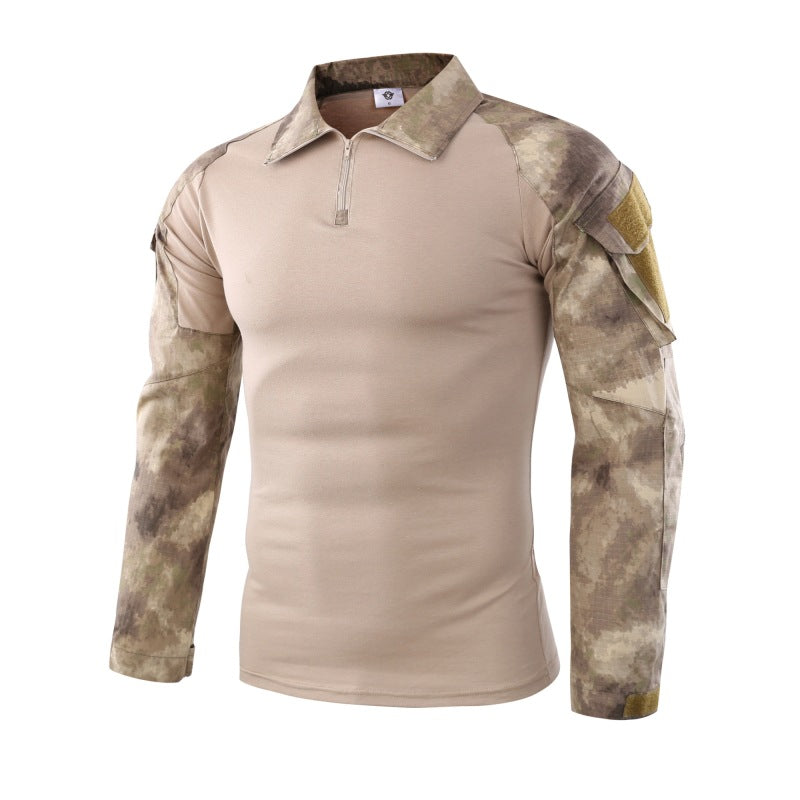 Camouflage long-sleeved quick-drying T-shirt