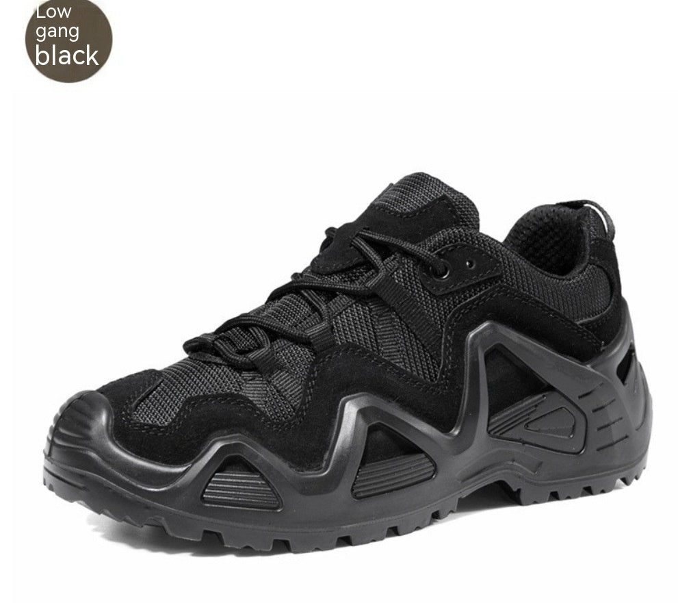 Mid Top Military Tactical Hiking Shoes Outdoor Combat Boots