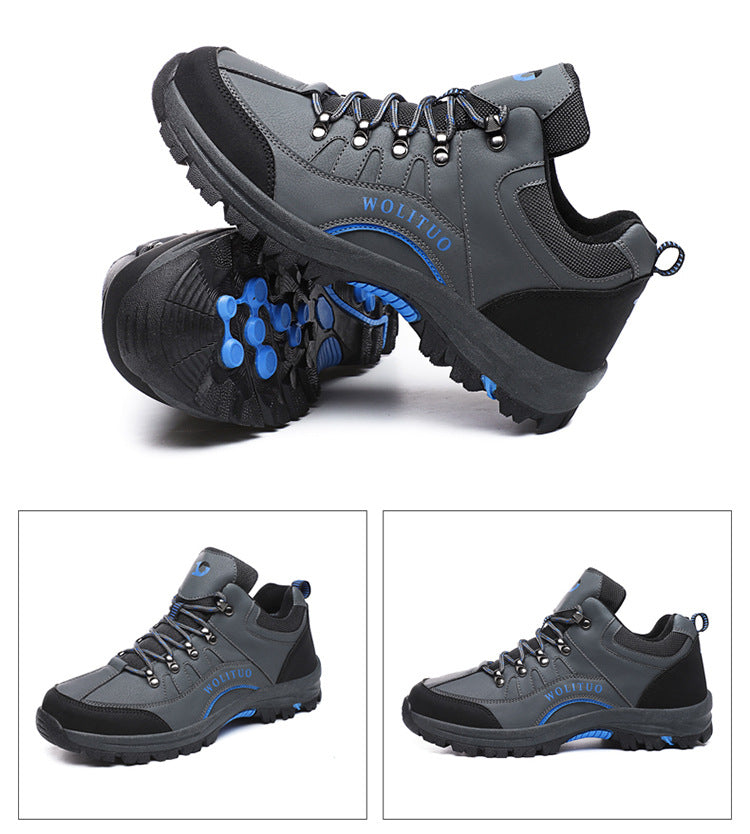 Men’s Waterproof Cotton Hiking And Climbing Shoes