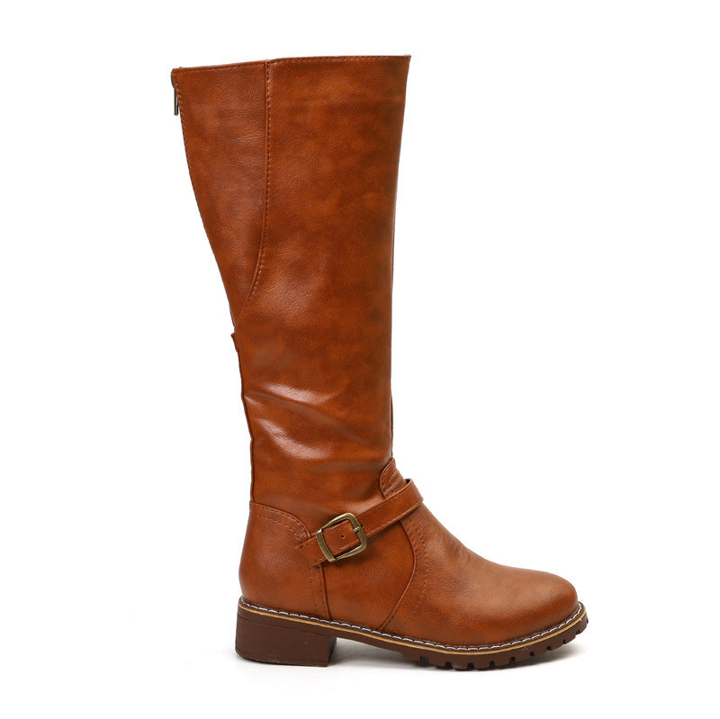 Women’s Warm Velvet High Knight Boots