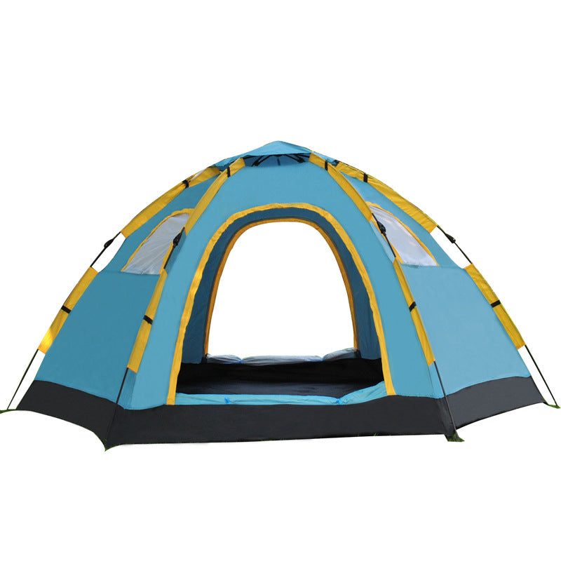 Quick-Setup Hexagon Camping Tent For 5–8 People