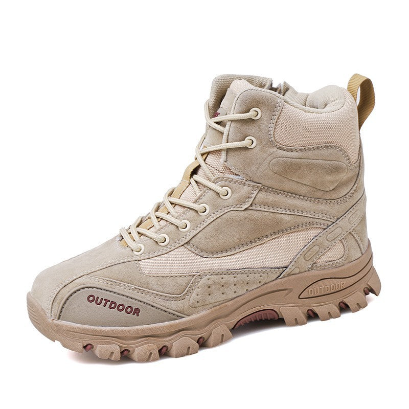 Men's Tactical Military Leather Combat Boots Hunting Riding