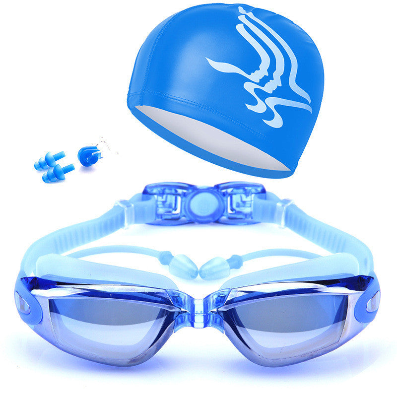 Swimming Goggles Set HD Waterproof