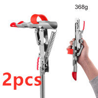 Automatic Stainless Steel Spring Fishing Rod Holder Adjustable Folding Bracket