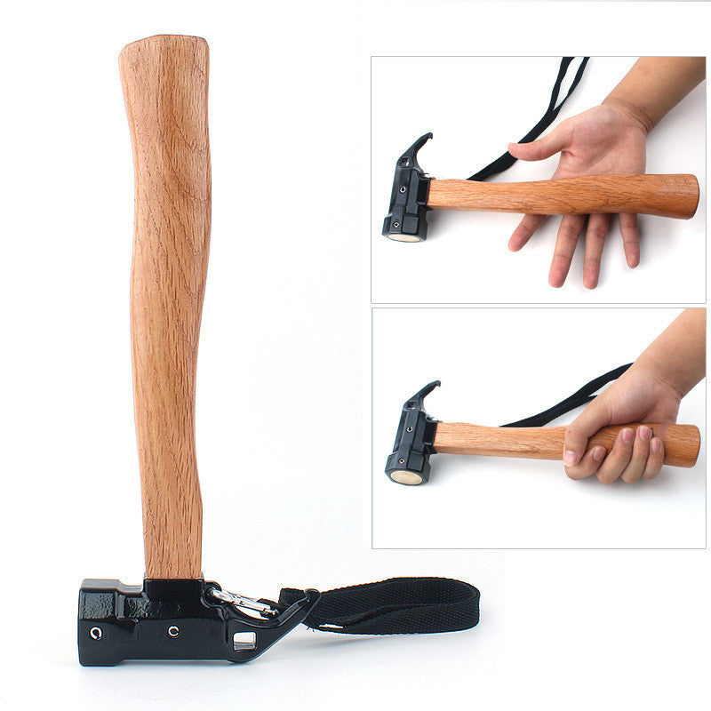 Brass Wooden Handle Camping Tent Hammer