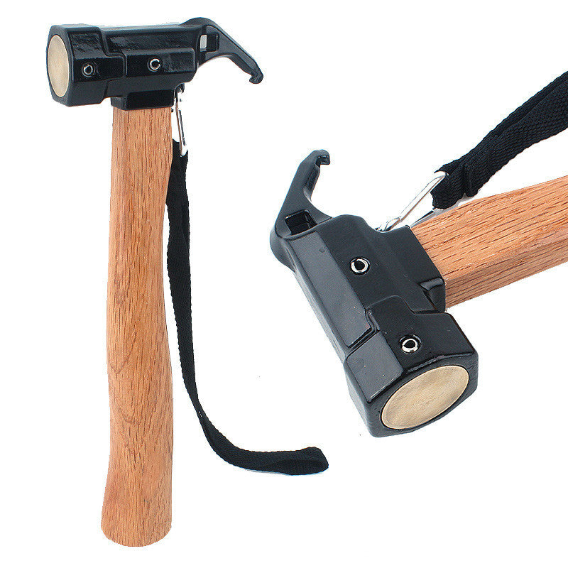 Brass Wooden Handle Camping Tent Hammer
