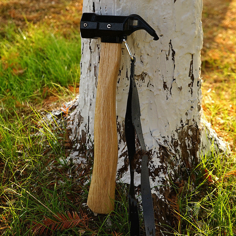 Brass Wooden Handle Camping Tent Hammer