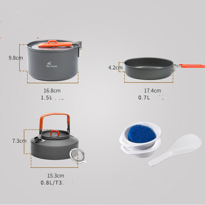 Fire Maple Feast 2 Portable Outdoor Camping Cookware Set