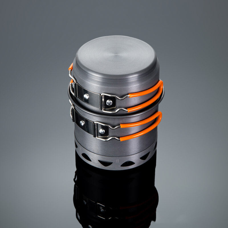 Heat-Collecting Outdoor Camping Single Pot For Mountaineering