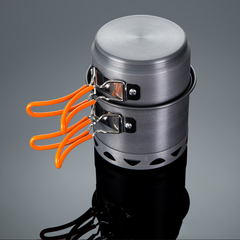 Heat-Collecting Outdoor Camping Single Pot For Mountaineering