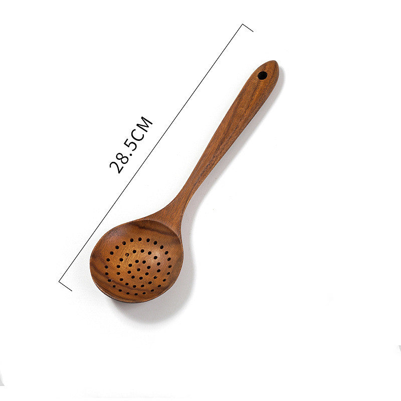 Solid Teak Wood Non Stick Cooking Spatula