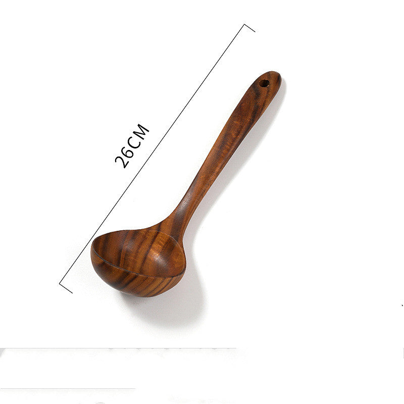 Solid Teak Wood Non Stick Cooking Spatula