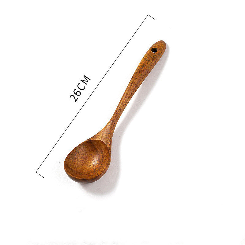 Solid Teak Wood Non Stick Cooking Spatula