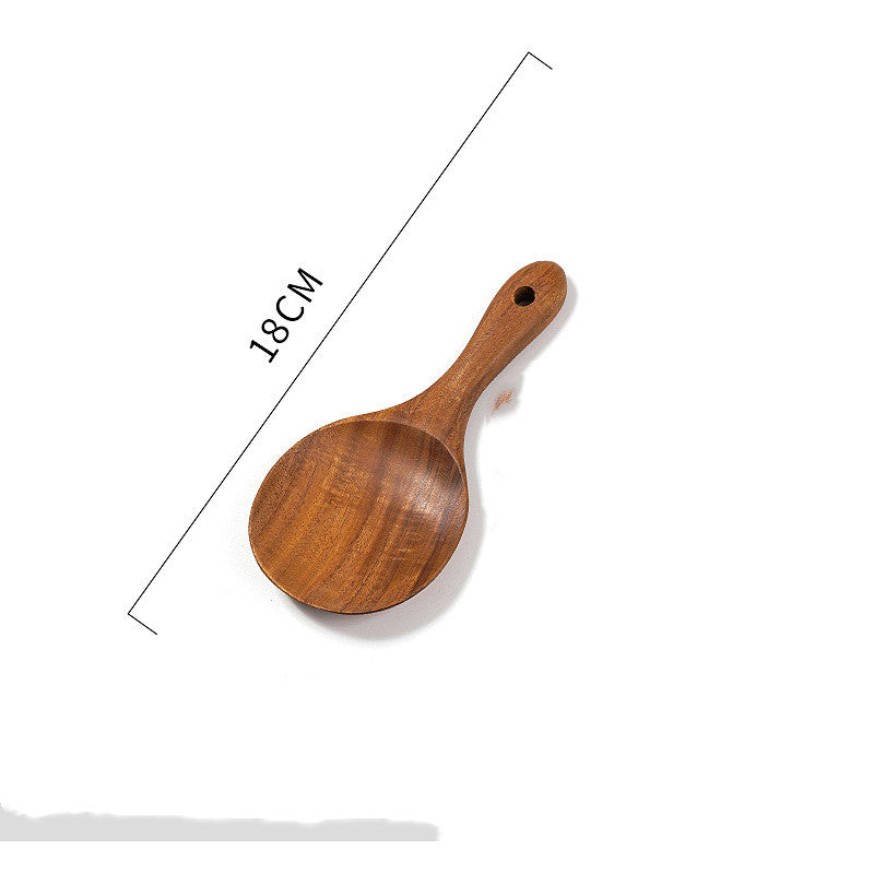 Solid Teak Wood Non Stick Cooking Spatula