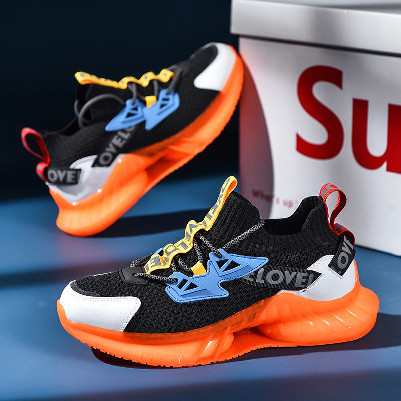 Colorful Luminous Lightweight Casual Night Running Shoes