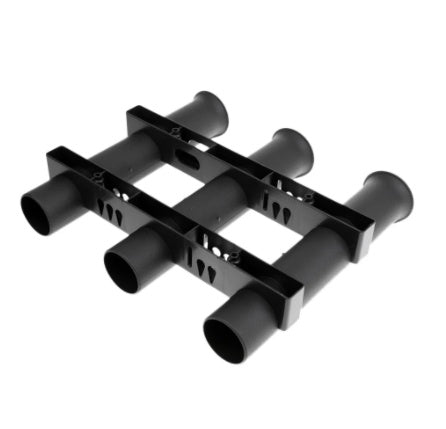 Plastic Triple Fishing Rod Holder Boat Kayak Mount