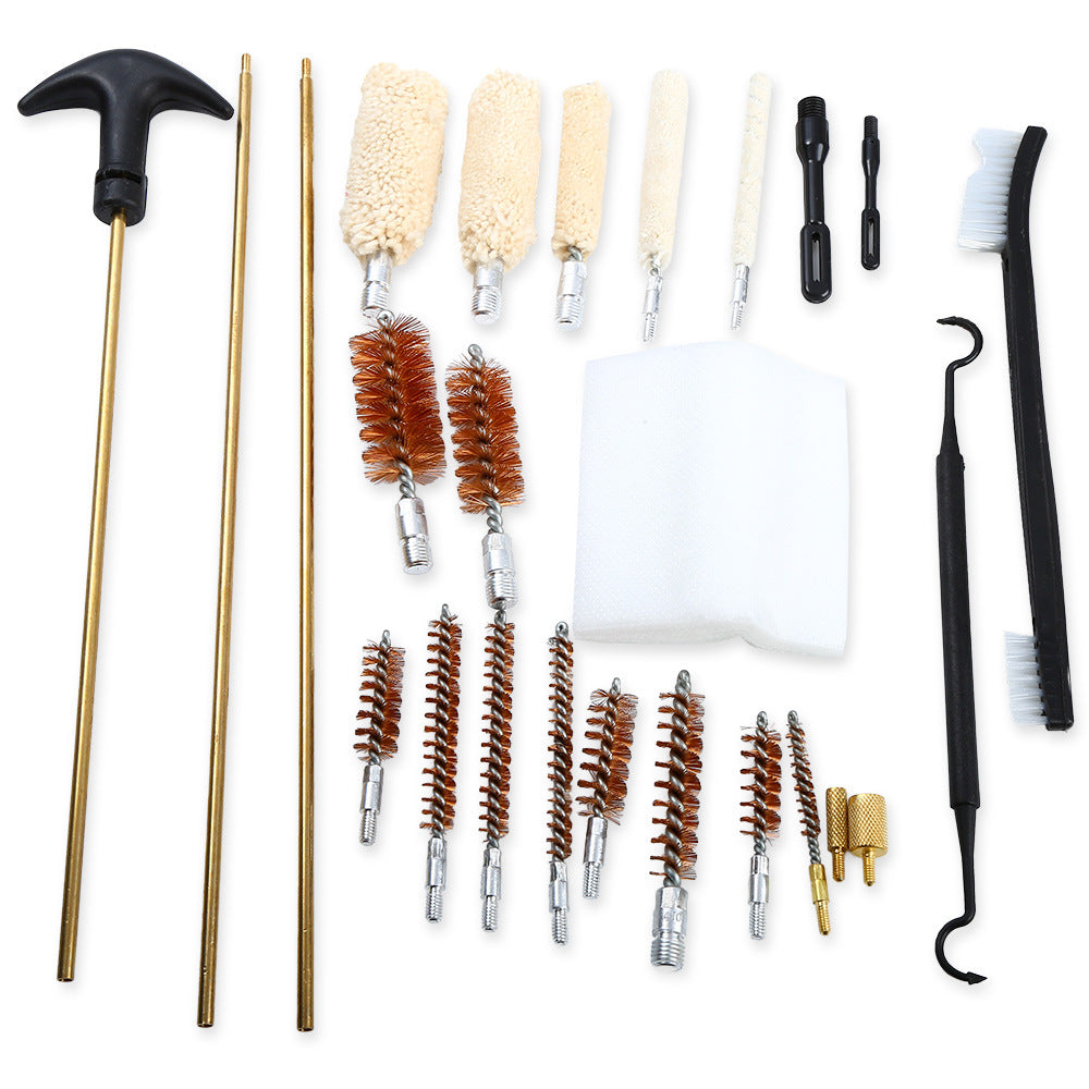24 Piece Universal Gun Cleaning Kit Brushes Tool