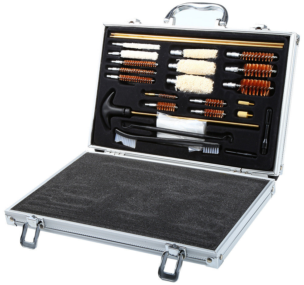 24 Piece Universal Gun Cleaning Kit Brushes Tool