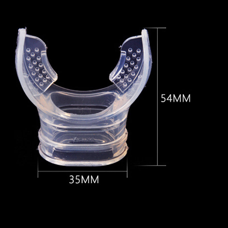 Diving Snorkel Silicone Clear Mouthpiece