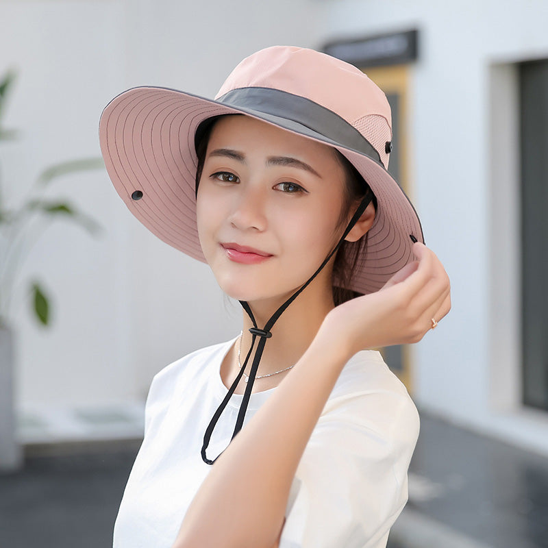 Unisex Foldable Wide Brim Sun Hat UV Protection